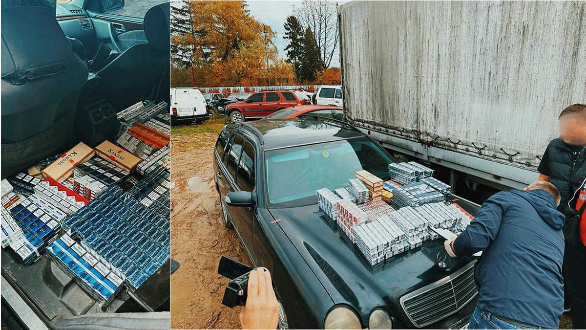 На Коломийщині поліцейські виявили водія, який перевозив цигарки без акцизного податку на суму понад 270 тисяч гривень