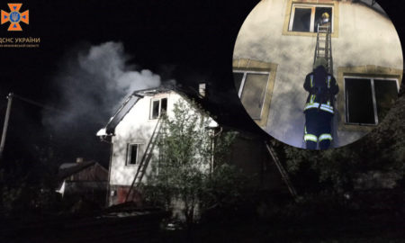 На Франківщині за вечір погасили дві пожежі