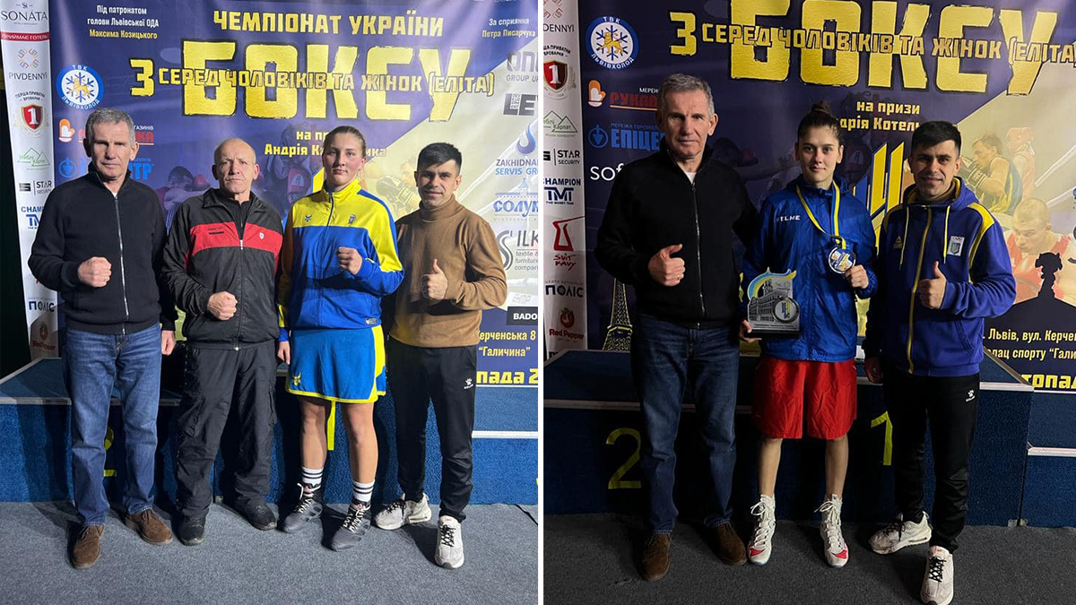 Прикарпатки Дар'я-Ольга Гутаріна та Ірина Луцак стали чемпіонками України з боксу