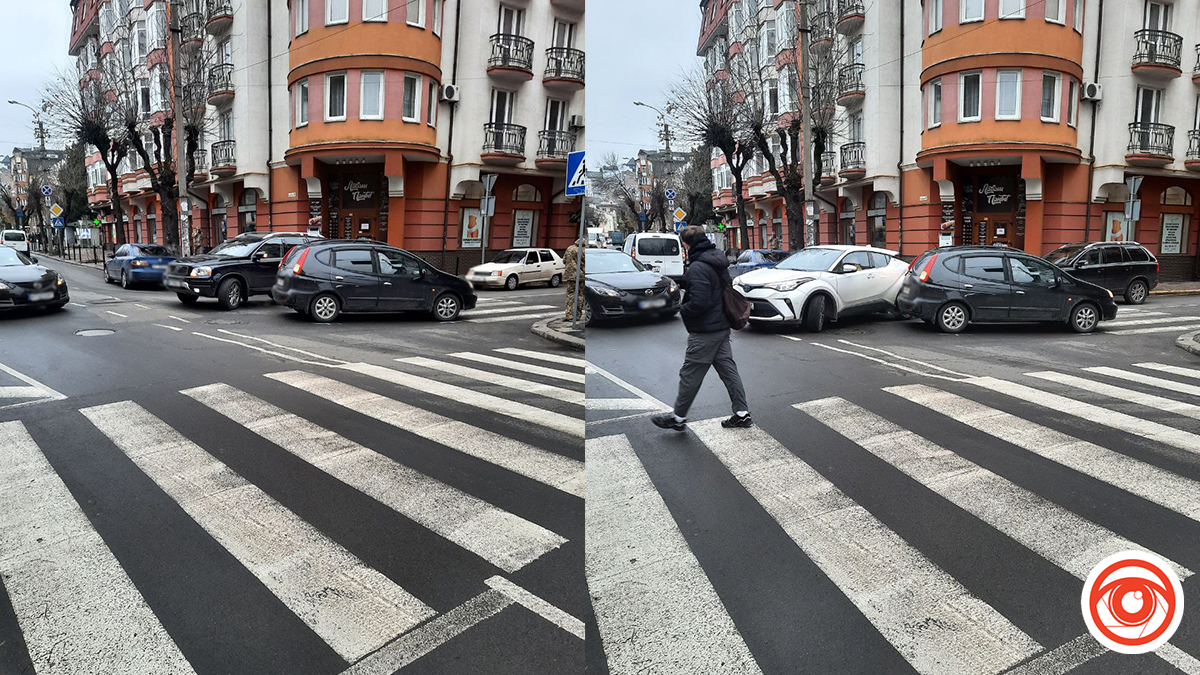 На вулиці Чорновола зіткнулися два автомобілі