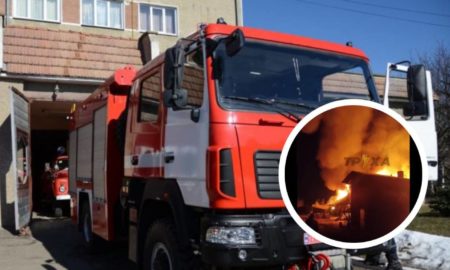 Очевидці повідомляють про пожежу в Ланчині на Прикарпатті