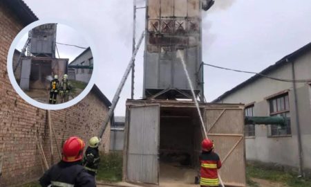 На Прикарпатті рятувальники ліквідували пожежу на підприємстві