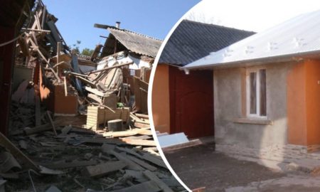В Івано-Франківській області ремонтують будинок, пошкоджений уламками російської ракети