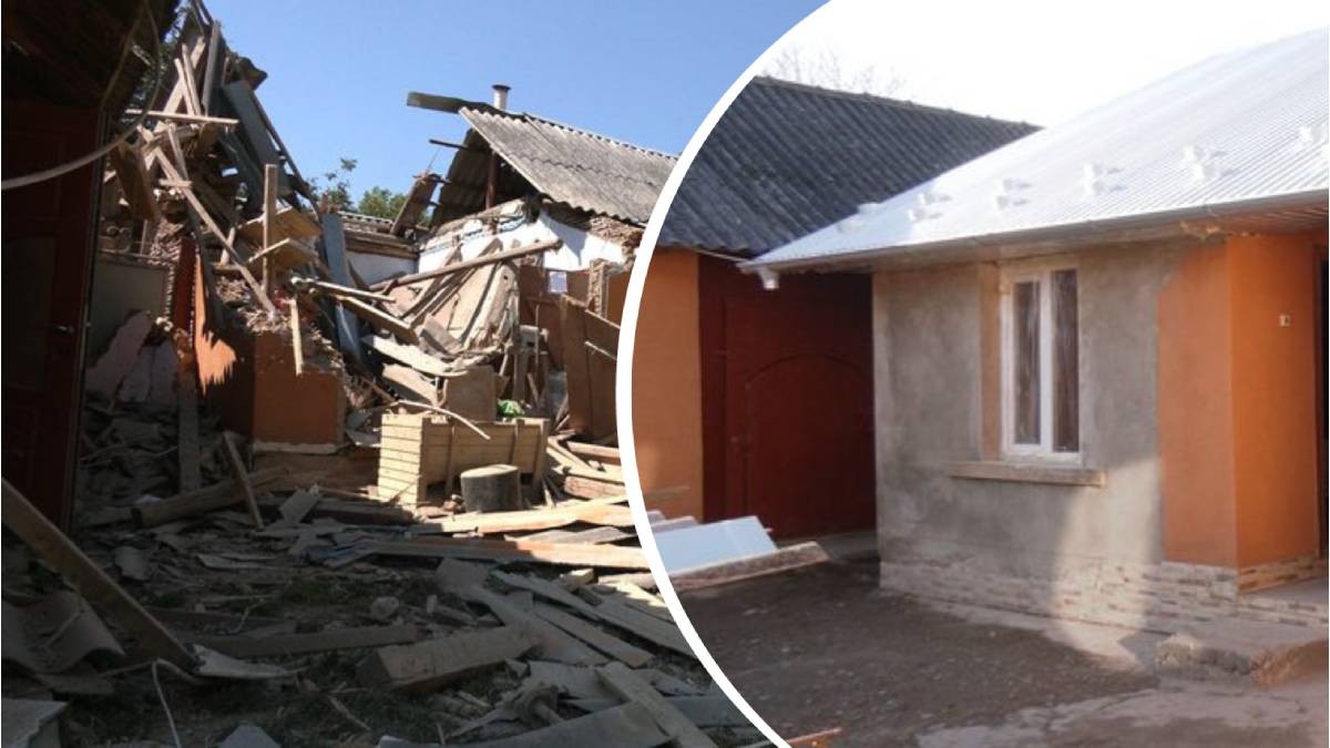 В Івано-Франківській області ремонтують будинок, пошкоджений уламками російської ракети