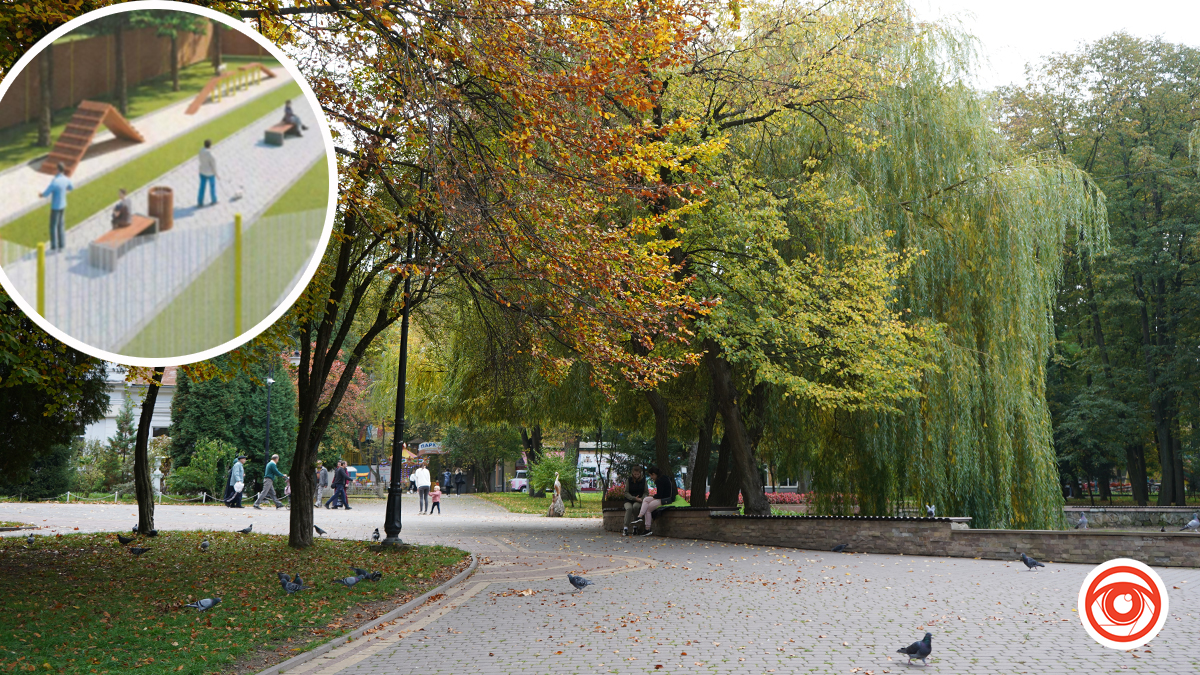 У міському парку Шевченка незабаром влаштують тренувально-вигульний майданчик для собак
