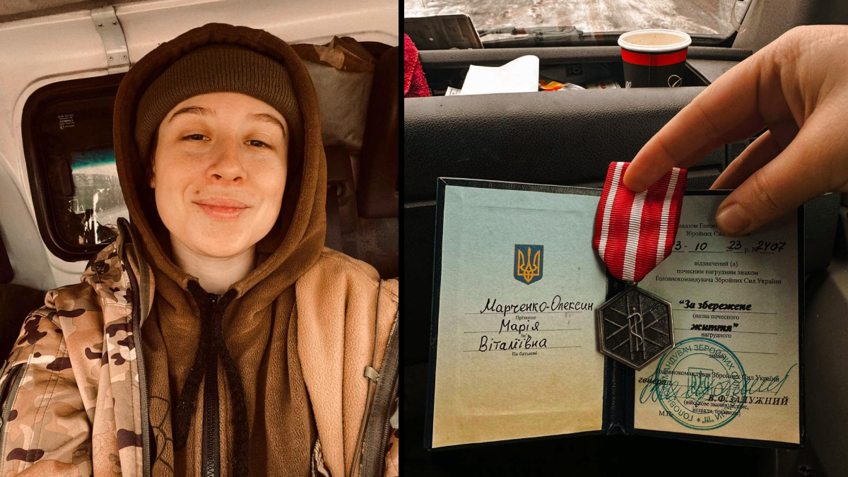 "За збережене життя" - прикарпатську медикиню нагородили нагрудним знаком Головнокомандувача ЗСУ