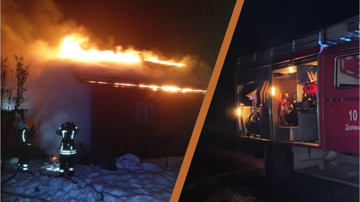 На Прикарпатті під час пожежі будинку постраждало троє людей