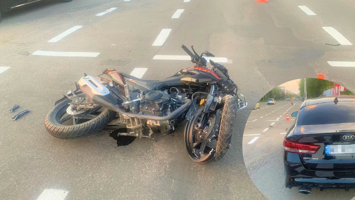 Збив мотоцикліста на вулиці Вовчинецька