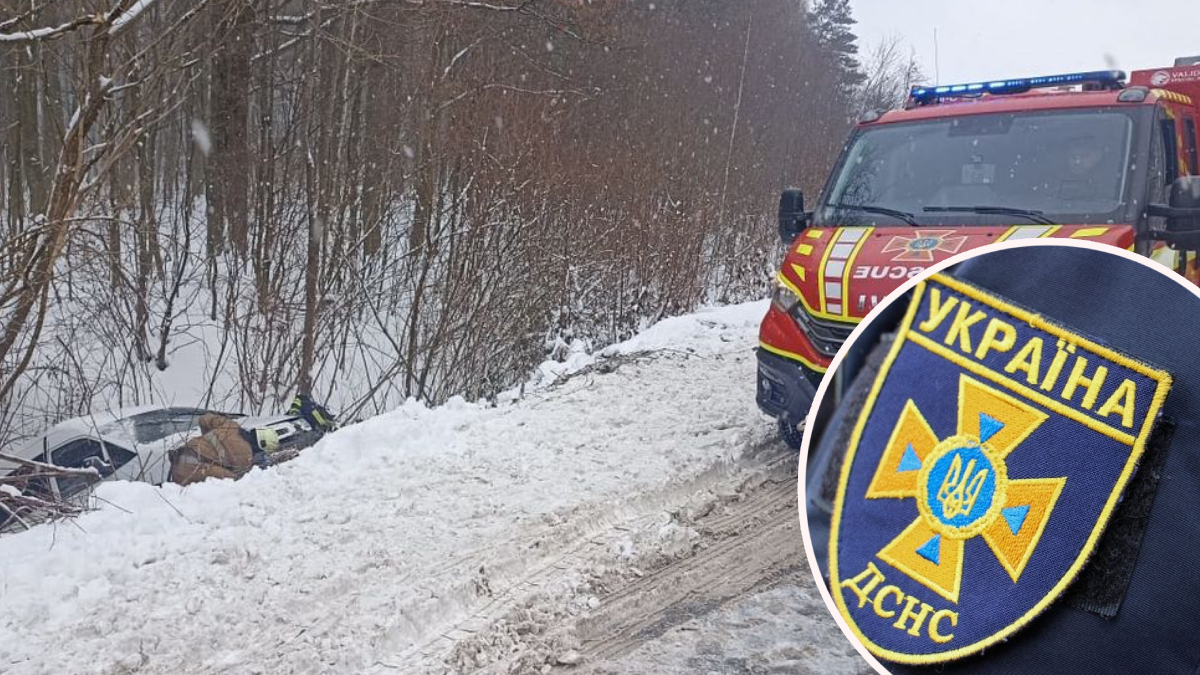 На Прикарпатті рятувальники деблокували постраждалу особу з автомобіля, який потрапив в ДТП