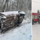 На Прикарпатті рятувальники надали допомогу по ліквідації наслідків ДТП та визволяли автобус з снігового полону