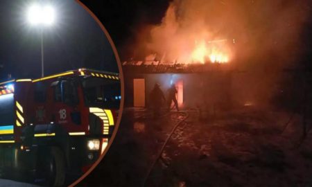 Пожежа на Прикарпатті: горіла господарська будівля
