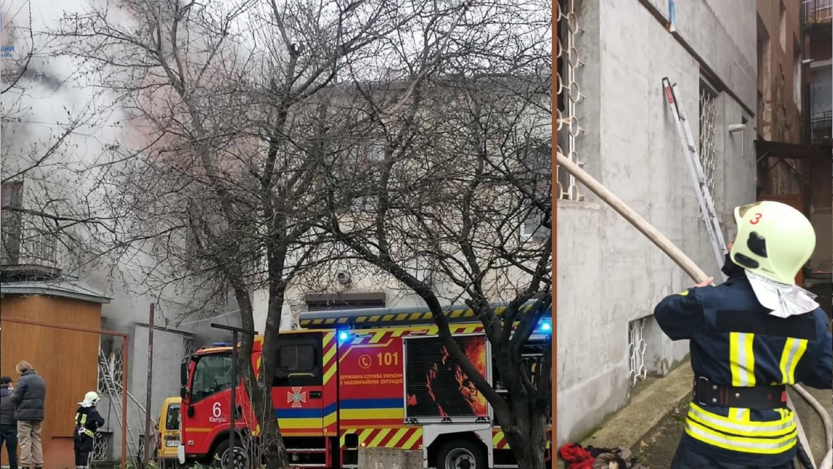 Рятувальники евакуювали 5 людей під час гасіння пожежі в житловому будинку у Калуші