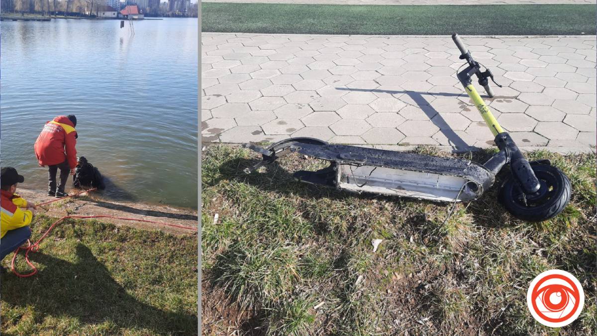 В Івано-Франківську активізувалися вандали: за ніч знищили 6 самокатів