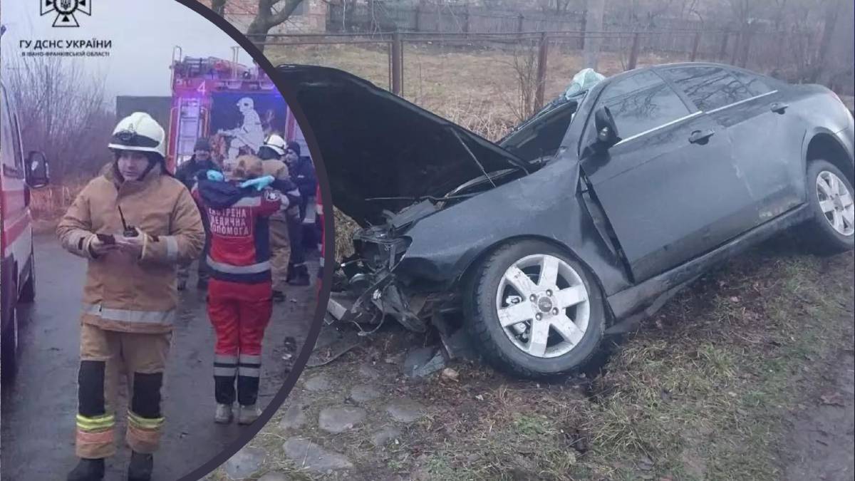 Смертельна аварія на Прикарпатті: тіло водія довелося діставати рятувальникам