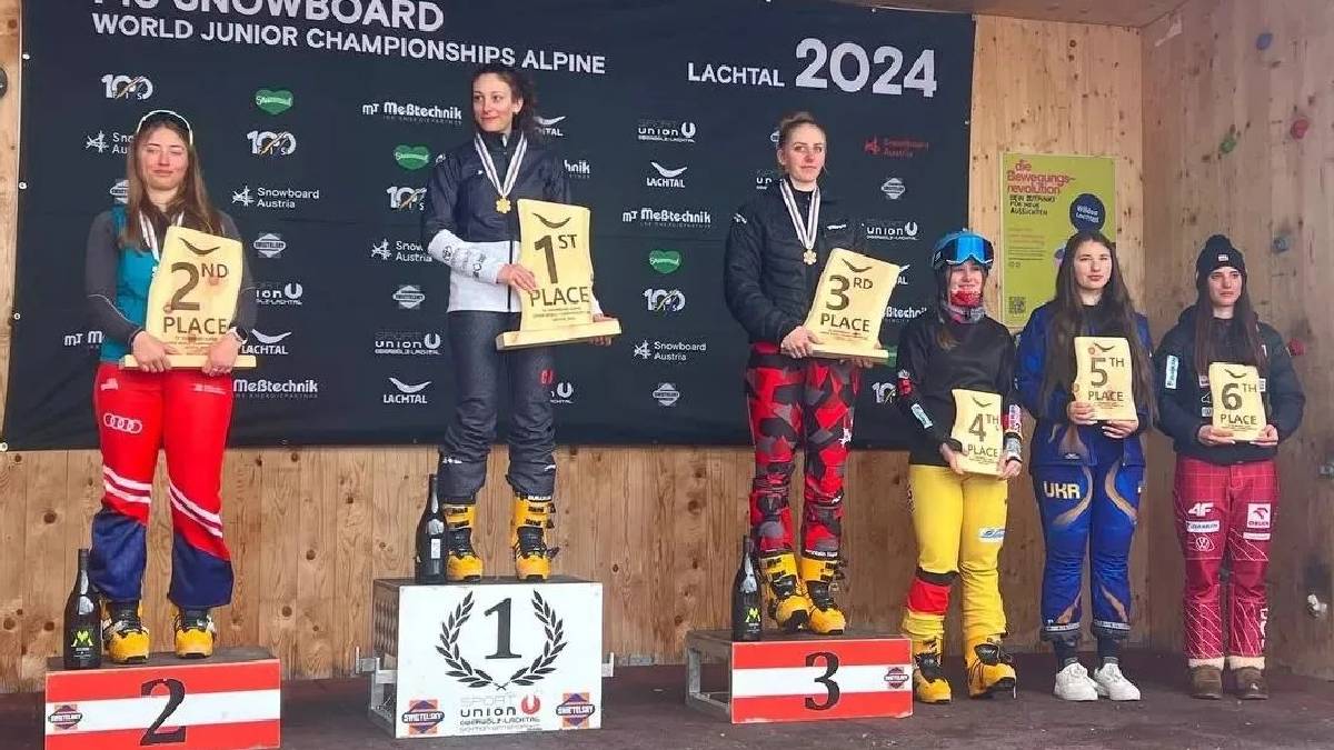 Прикарпатська сноубордистка виборола 3 медалі в Австрії