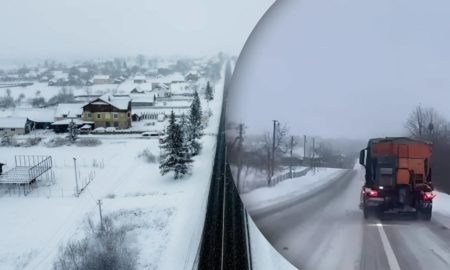 У зв'язку з погіршенням погодних умов на Прикарпатті працює снігоочисна техніка