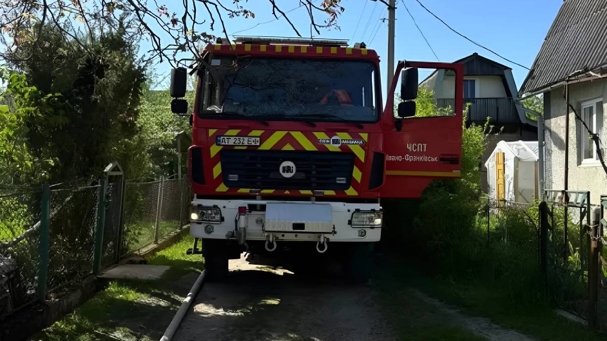 У пожежі на Франківщині постраждала жінка: що відомо