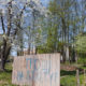 У Франківську на місці будівництва церкви небайдужі продовжують садити дерева. Фоторепортаж
