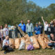 Зібрали 20 мішків різного сміття: школярі на Франківщині прибирали відпочинкову територію