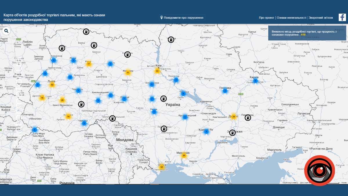 Пальне, АЗС, заправки на Прикарпатті, мапа заправок 