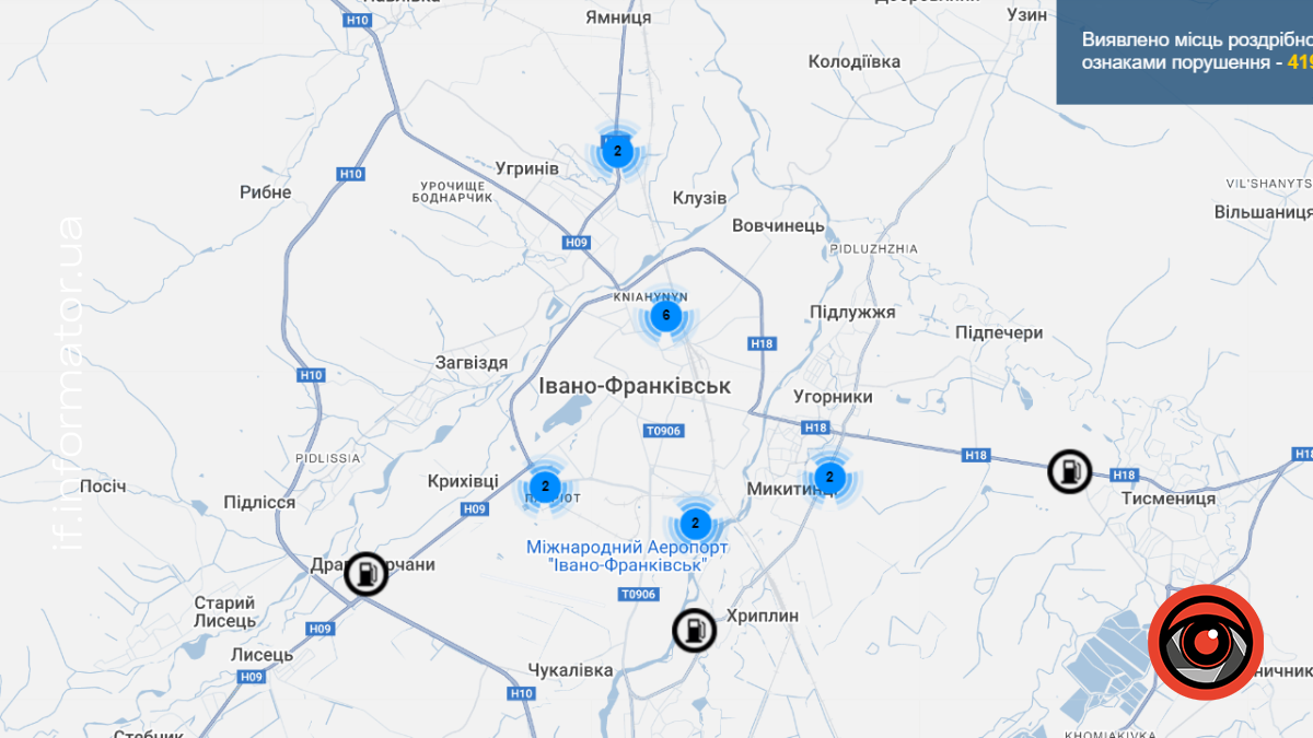 Пальне, АЗС, заправки на Прикарпатті, мапа заправок 