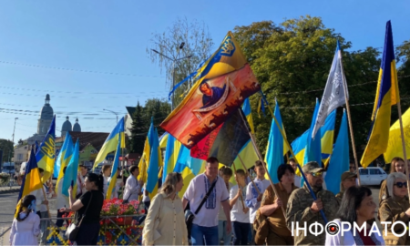 Урочиста хода у Надвірній