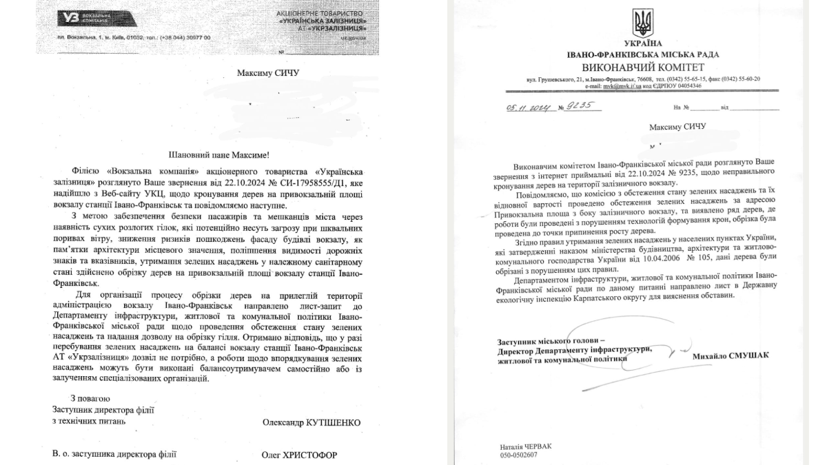 УЗ, кронування дерев, Франківськ