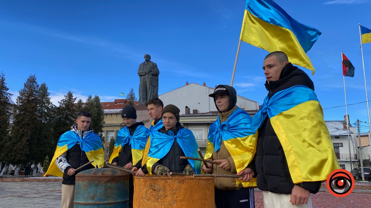 У Надвірній відзначили День Гідності та Свободи: фоторепортаж