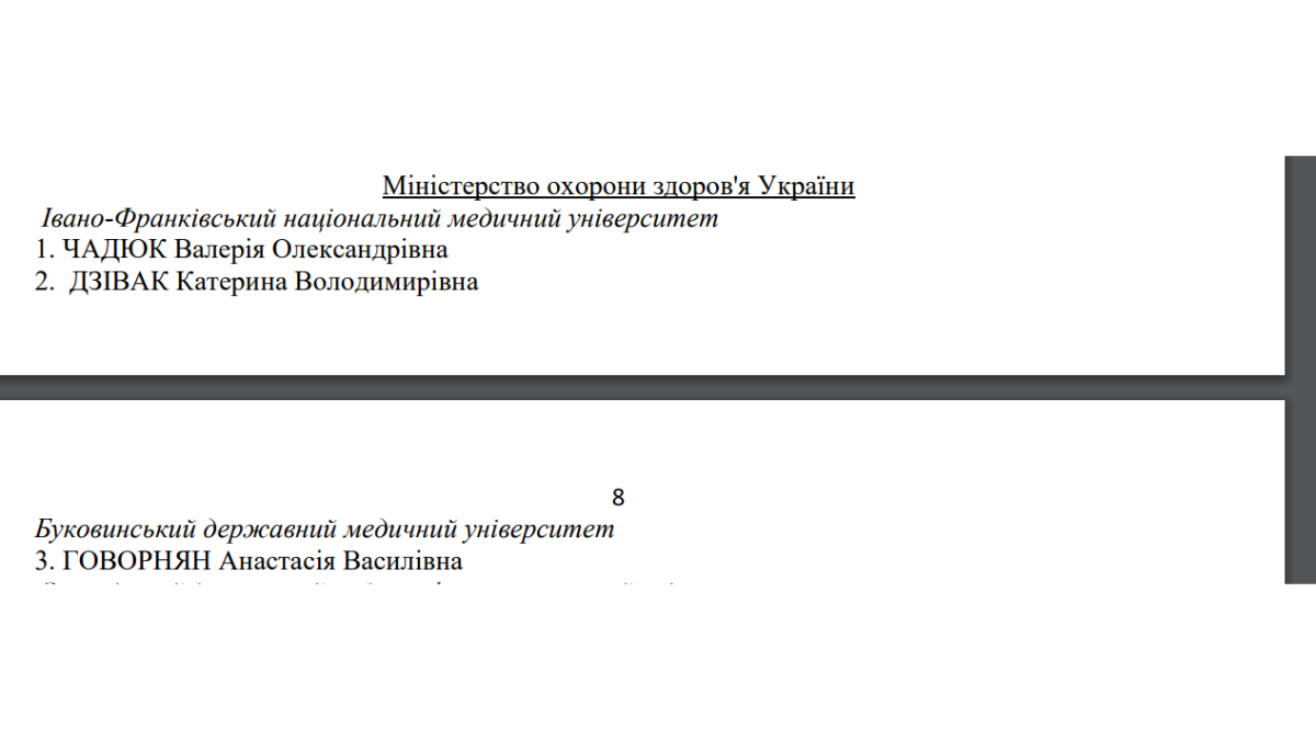 Премія молодим вченим з ІФНМУ 