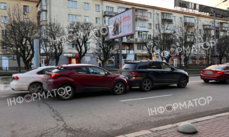 Потрійне ДТП на Незалежності