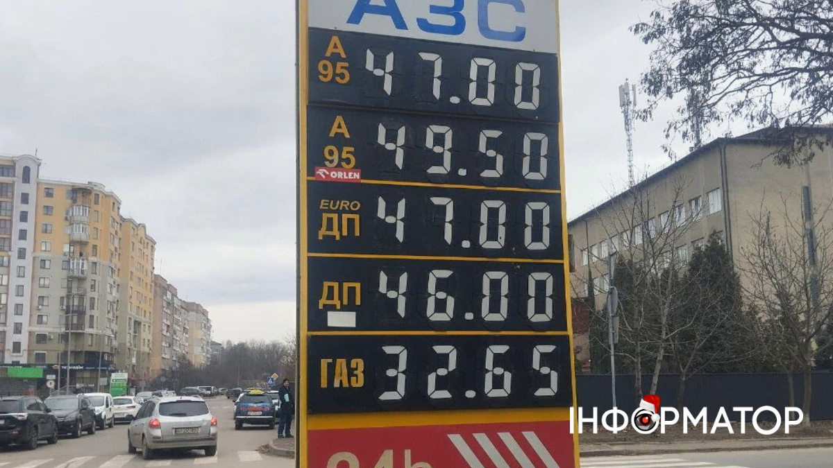 Вартість пального 20 грудня 