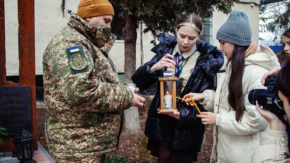 Вифлеємський вогонь, гвардійці 50 полку, Округа Івано-Франківська