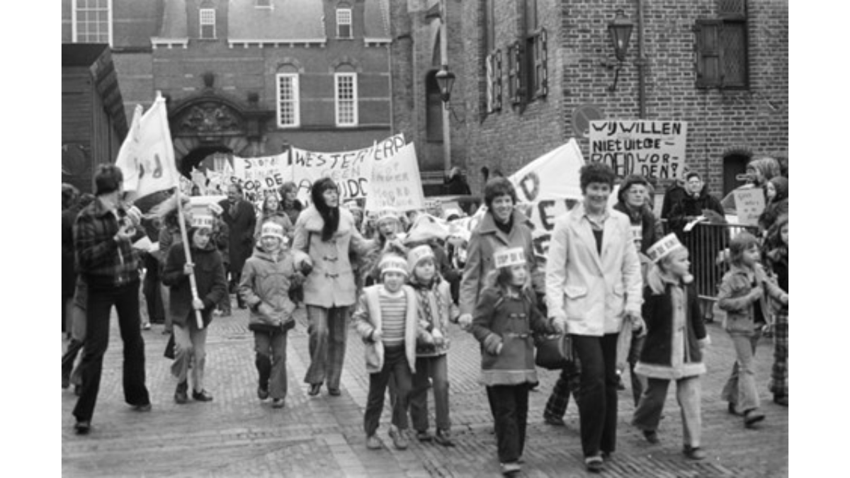 Stop de Kindermoord protest, Нідерланди, 1970 р.