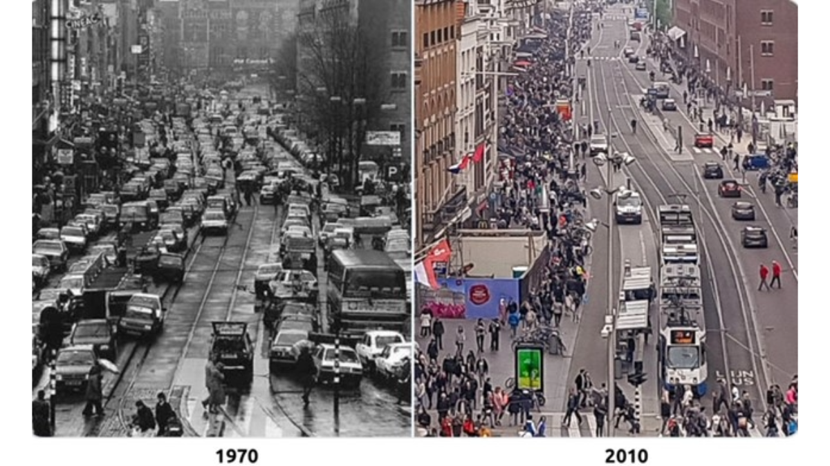 Амстердам 1970 та 2010 рр