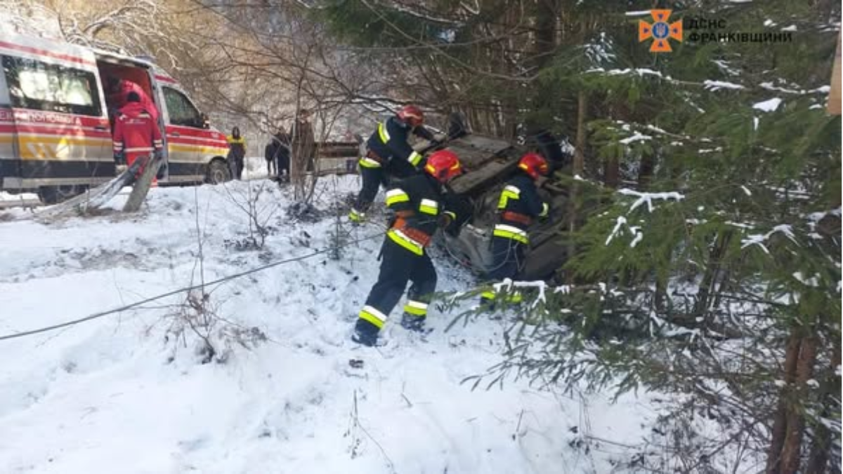 4 січня у Верховинському районі трапилася дорожньо-транспортна пригода