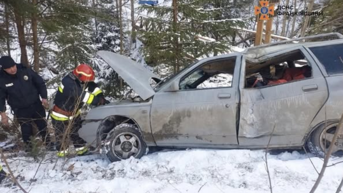 4 січня у Верховинському районі трапилася дорожньо-транспортна пригода