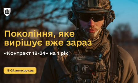 Міноборони запускає новий формат добровільної служби "Контракт 18-24" для українців вікової категорії від 18 до 24 років.