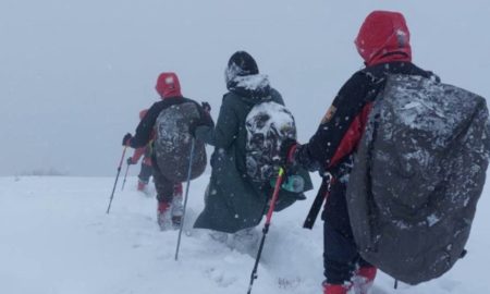 Допомога туристу через травневий сніг