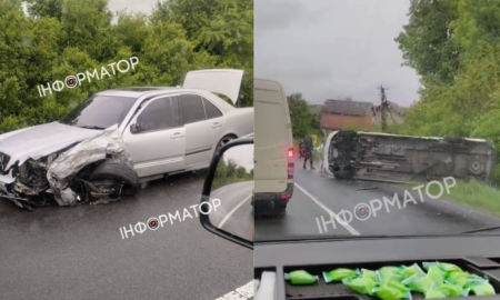 У селі Черче, що на Івано-Франківщині, сталася дорожньо-транспортна пригода за участі трьох транспортних засобів