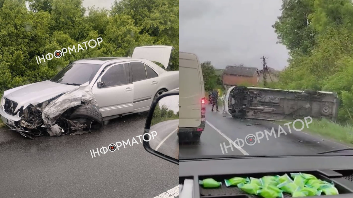 У селі Черче, що на Івано-Франківщині, сталася дорожньо-транспортна пригода за участі трьох транспортних засобів