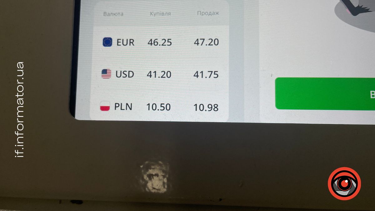 Курс валют в Івано-Франківську 9 травня 