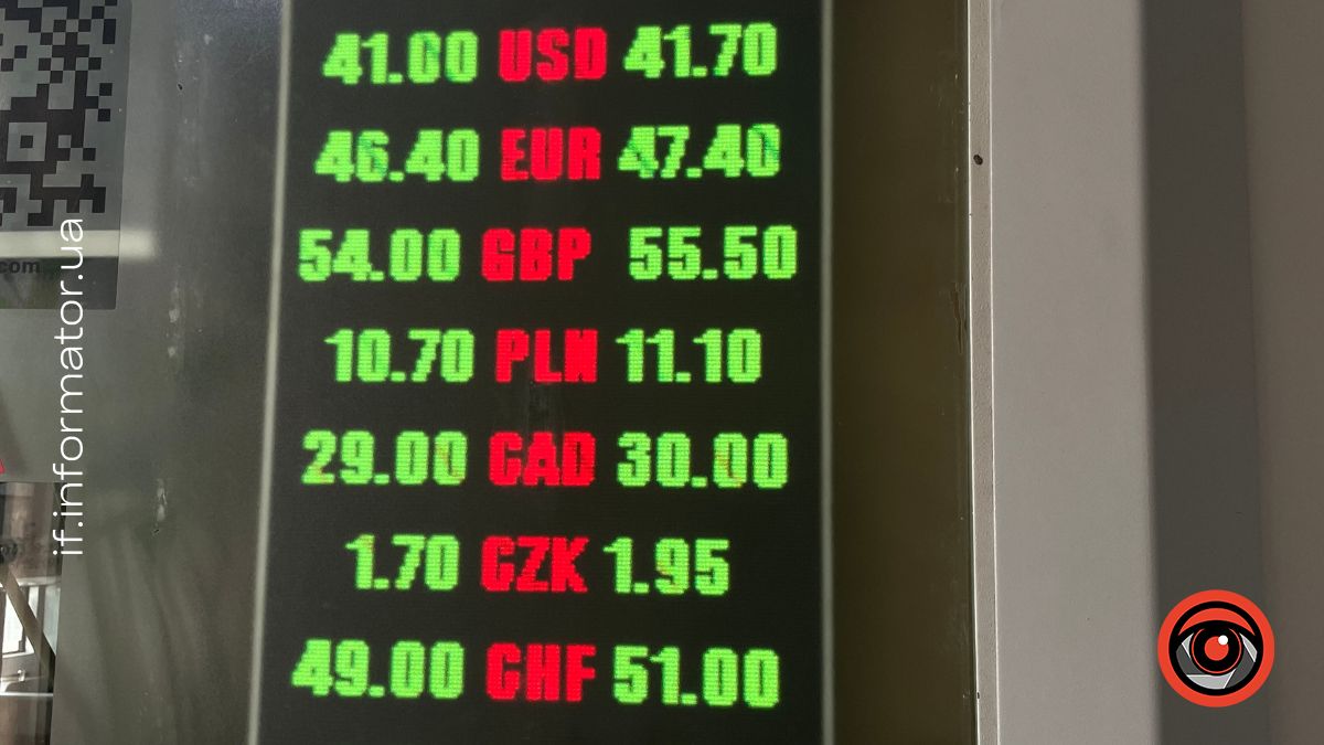 Курс валют в Івано-Франківську 9 травня