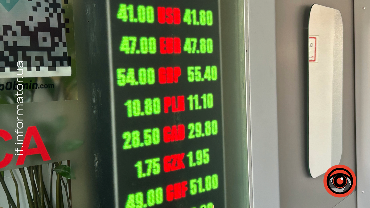 Курс валют в Івано-Франківську 