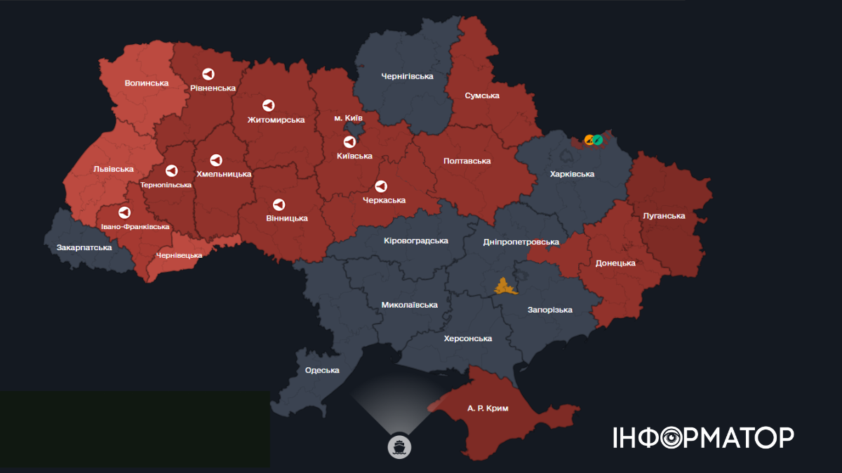 Вранці 15 травня в Івано-Франківську пролунала повітряна тривога, мешканці міста чули звуки вибухів