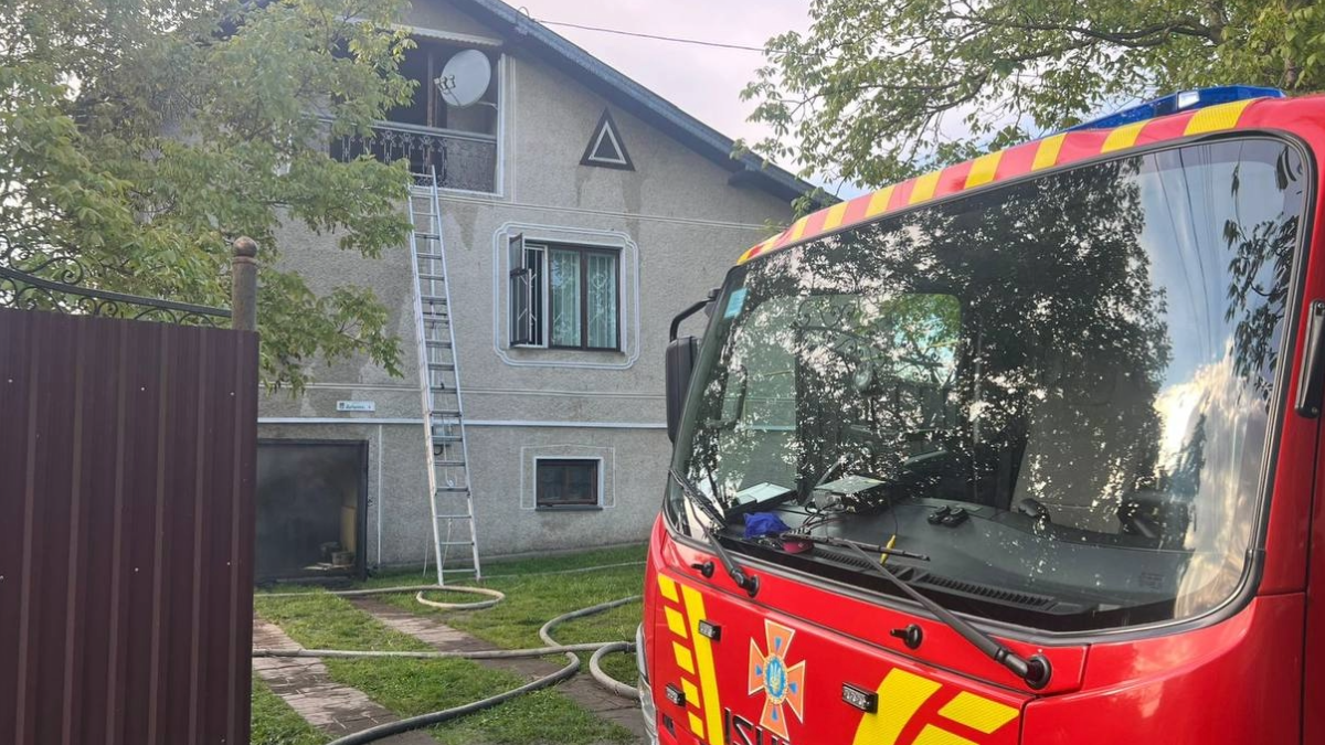 Пожежа у селі Колодіївка