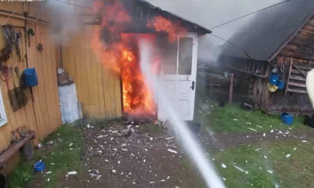 Пожежа літньої кухні у Ворохті