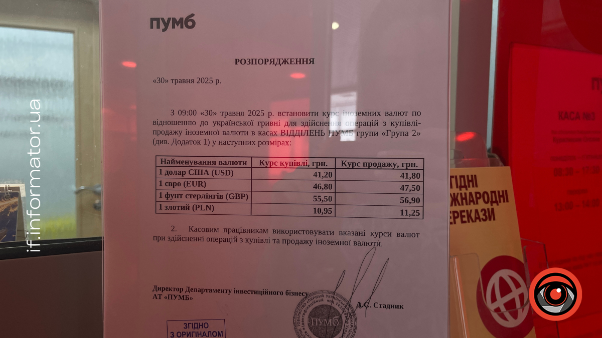 Курс валют в Івано-Франківську?