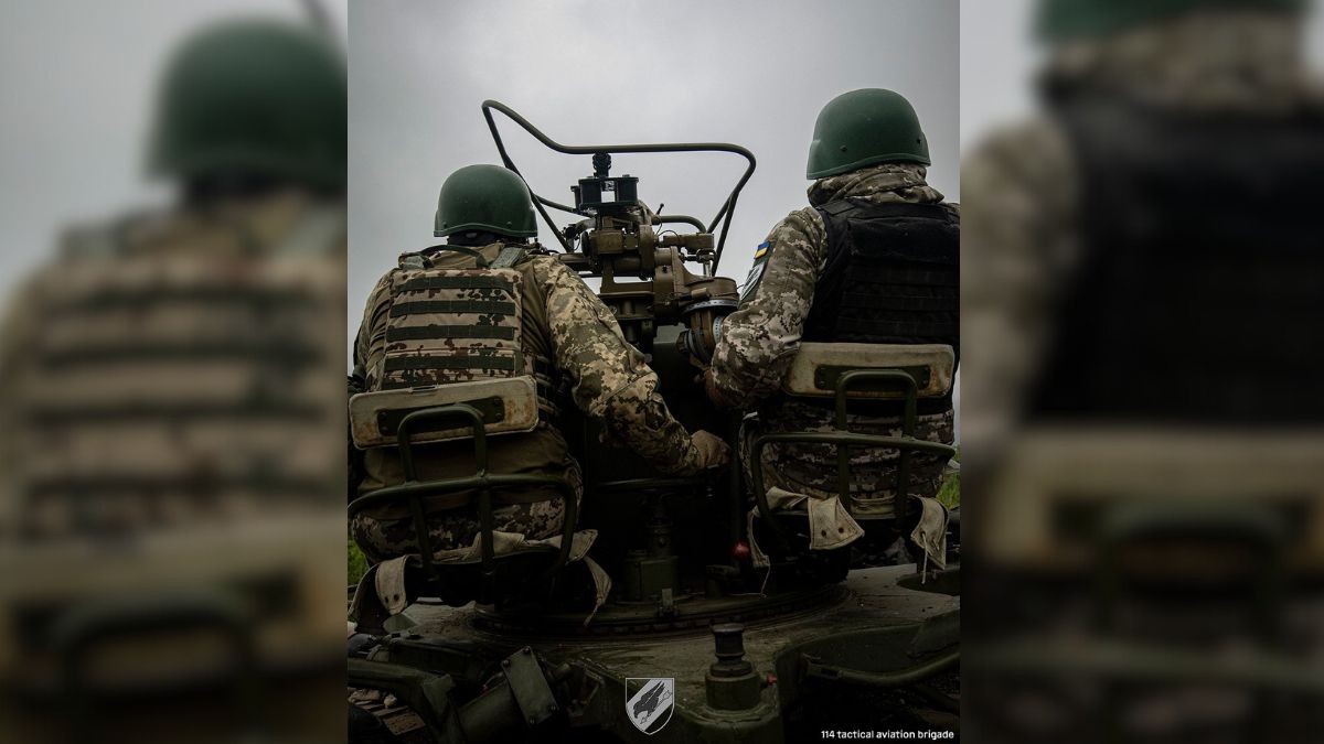 Військові, які збили шахеди 