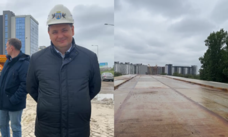 Руслан Марцінків пройшовся по славнозвісному мосту через Бистрицю на той бік і назад