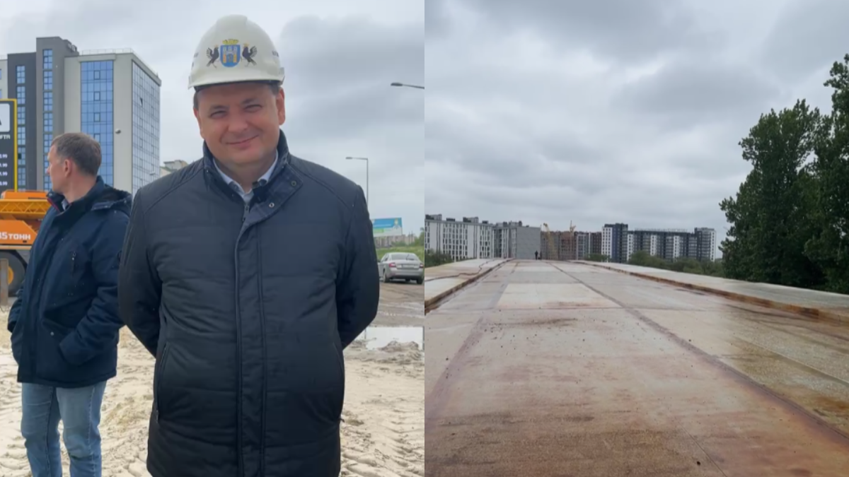 Руслан Марцінків пройшовся по славнозвісному мосту через Бистрицю на той бік і назад